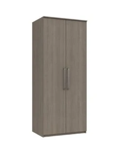 One Call Reagon Ready Assembled 2 Door Wardrobe -FurniHaven Shop VFRHR SQ3 0000000006 OAK SLa