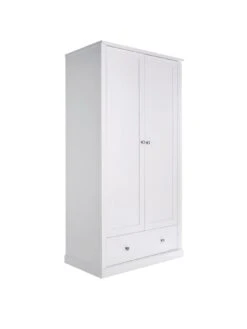 Very Home London 2 Door, 1 Drawer Wardrobe - FSC® Certified -FurniHaven Shop VFSHD SQ3 0000000013 WHITE SLa