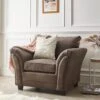 Very Home Dury Leather Look Armchair - FSC® Certified -FurniHaven Shop VGB5Y SQ1 0000000008 CHOCOLATE RSr