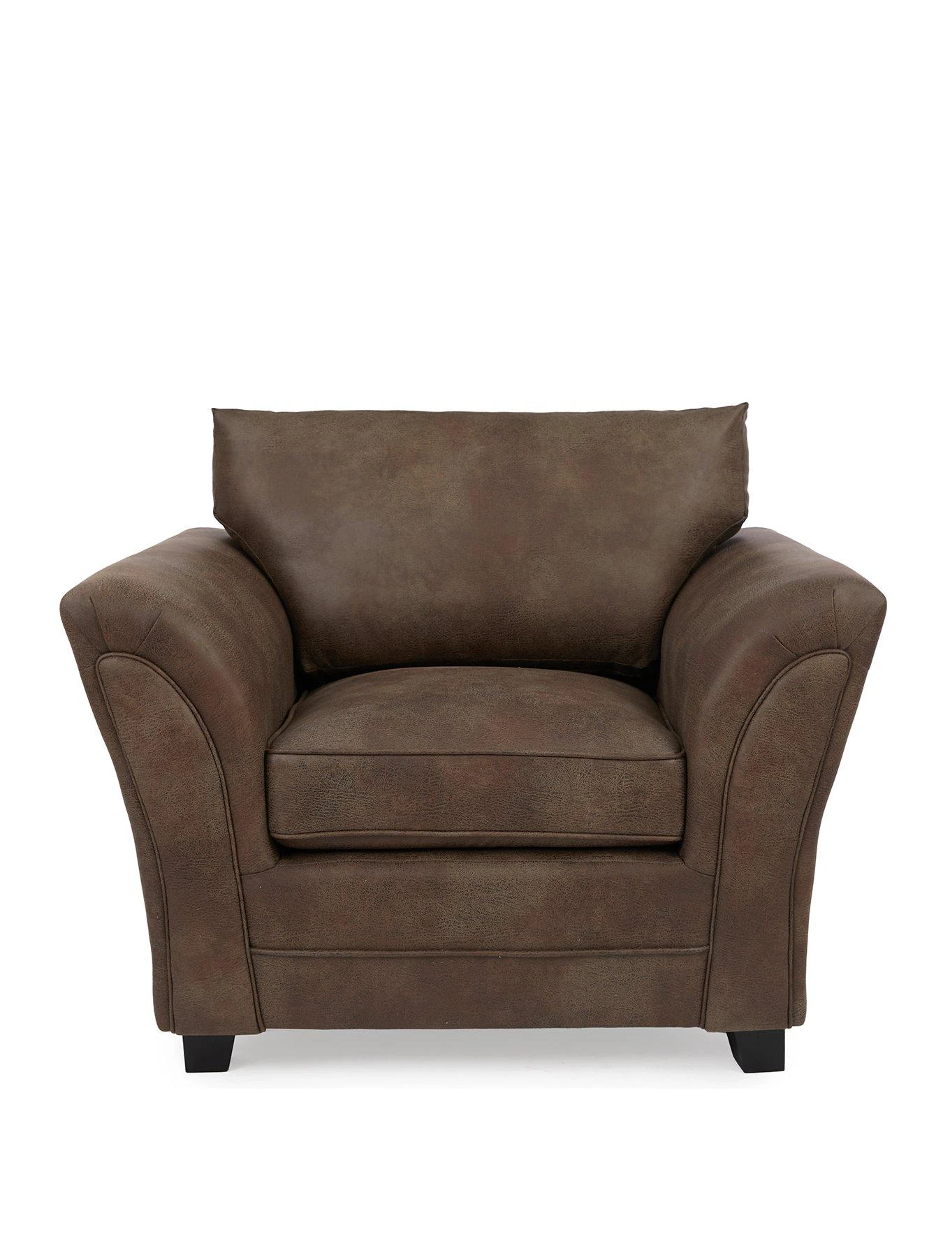 Very Home Dury Leather Look Armchair - FSC® Certified 4 Very Home Dury Leather Look Armchair - FSC® Certified - Image 2