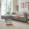 Very Home Clarkson Fabric Left Hand Corner Chaise  Sofa - Grey - FSC® Certified -FurniHaven Shop VGB75 SQ1 0000000005 GREY RSr