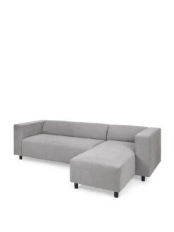 Very Home Clarkson Fabric Right Hand Chaise - Grey - FSC® Certified -FurniHaven Shop VGB76 SQ4 0000000005 GREY SLa