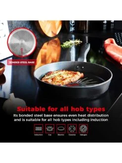 Tower SmartStart Forged 30 Cm Frying Pan -FurniHaven Shop VGCOL SQ5 0000000004 BLACK SLd3