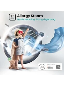 Hisense 3 Series WFQY9014EVJM 9 Kg, 1400 Rpm Spin Washing Machine - White -FurniHaven Shop VGMF7 SQ3 0000000013 WHITE SLd1