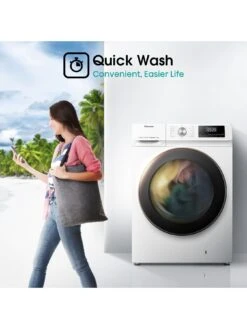 Hisense 3 Series WFQY9014EVJM 9 Kg, 1400 Rpm Spin Washing Machine - White -FurniHaven Shop VGMF7 SQ4 0000000013 WHITE SLd2