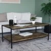 Vida Designs Brooklyn Coffee Table - Dark Oak -FurniHaven Shop VGOS8 SQ1 0000000558 DARK OAK RSr
