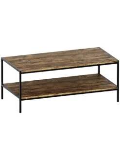 Vida Designs Brooklyn Coffee Table - Dark Oak -FurniHaven Shop VGOS8 SQ6 0000000558 DARK OAK SLd2
