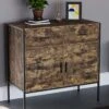 Vida Designs Brooklyn 2 Door, 2 Drawer Sideboard - Dark Oak -FurniHaven Shop VGOS9 SQ1 0000000558 DARK OAK RSr