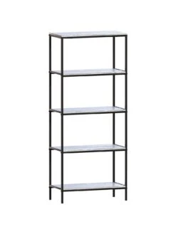 Vida Designs Brooklyn 5 Tier Bookcase - Grey Oak -FurniHaven Shop VGOSH SQ7 0000006131 GREY OAK DGy