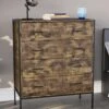 Vida Designs Brooklyn 4 Drawer Chest - Dark Oak -FurniHaven Shop VGOSK SQ1 0000000558 DARK OAK RSr