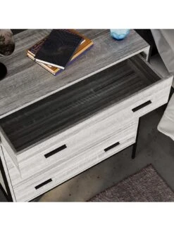 Vida Designs Brooklyn 4 Drawer Chest - Grey Oak -FurniHaven Shop VGOSL SQ4 0000006131 GREY OAK SLd