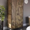 Vida Designs Brooklyn 2 Door Wardrobe - Dark Oak -FurniHaven Shop VGOSM SQ1 0000000558 DARK OAK RSr
