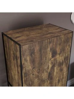 Vida Designs Brooklyn 2 Door Wardrobe - Dark Oak -FurniHaven Shop VGOSM SQ5 0000000558 DARK OAK SLd1