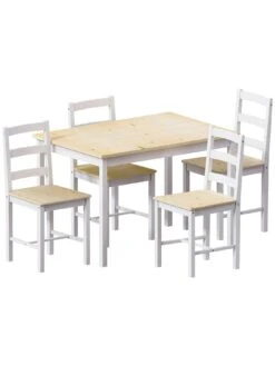 Vida Designs Yorkshire 4 Seater Dining Set 15 Vida Designs Yorkshire 4 Seater Dining Set -FurniHaven Shop VGOSO SQ7 0000000088 NO COLOR DGy