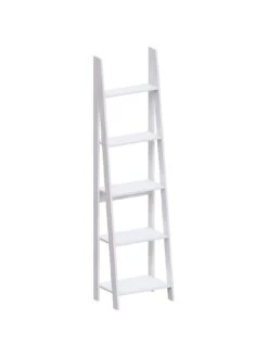 Vida Designs Bristol 5 Tier Step Ladder Bookcase -FurniHaven Shop VGOSQ SQ6 0000000013 WHITE SLd3