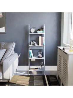 Vida Designs Bristol 4 Tier Step Ladder Bookcase -FurniHaven Shop VGOSR SQ3 0000000005 GREY SLd