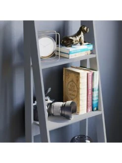 Vida Designs Bristol 4 Tier Step Ladder Bookcase -FurniHaven Shop VGOSR SQ5 0000000005 GREY SLd2