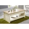 GFW Lancaster Lift Up Coffee Table - Cream
