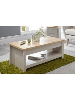 GFW Lancaster Lift Up Coffee Table - Grey