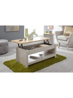 GFW Lancaster Lift Up Coffee Table - Grey -FurniHaven Shop VGX6B SQ4 0000000005 GREY SLd