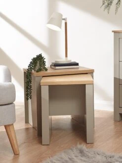 GFW Lancaster Nest Of Tables - Grey