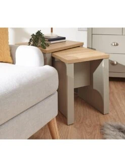 GFW Lancaster Nest Of Tables - Grey -FurniHaven Shop VGX6H SQ5 0000000005 GREY SLd1