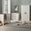 Silver Cross Alnmouth Oak 3 Piece Cot, Dresser And Wardrobe Furniture Set -FurniHaven Shop VHGF1 SQ1 0000000006 OAK RSr