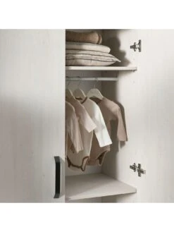 Silver Cross Alnmouth Oak 3 Piece Cot, Dresser And Wardrobe Furniture Set -FurniHaven Shop VHGF1 SQ6 0000000006 OAK SLd2