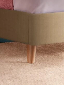 Silentnight Octavia Fabric Bed Frame -FurniHaven Shop VHUFY SQ5 0000000406 SANDSTONE SLd2