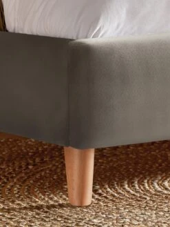 Silentnight Evana Fabric Bed Frame -FurniHaven Shop VHUG9 SQ5 0000000035 SILVER SLd2