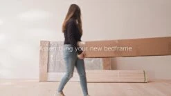 Silentnight Evana Fabric Bed Frame -FurniHaven Shop VHUG9 SQ8 0000000035 SILVER DVvL