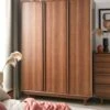 Marcel 3 Door Wardrobe -FurniHaven Shop VHXXE SQ1 0000000007 WALNUT RSr