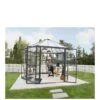 Canopia By Palram Oasis Hexagonal Greenhouse 12ft - Grey -FurniHaven Shop VI7NP SQ1 0000000088 NO COLOR SLf
