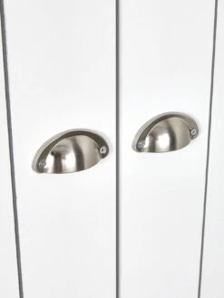 Very Home Atlanta 3 Piece Package - 2 Door Wardrobe, 4 Drawer Chest And 2 Drawer Bedside Chest - White -FurniHaven Shop VIC8L SQ6 0000000013 WHITE SLd2