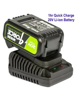 Mylek Cordless Hedge Trimmer 20V Electric Cutter 4000mAh Lithium-Ion Battery, 51cm Cutting Length, 16mm Easy Cut Capacity, Lightweight Garden Handheld -FurniHaven Shop VIDYH SQ6 0000000047 GREEN SLd4