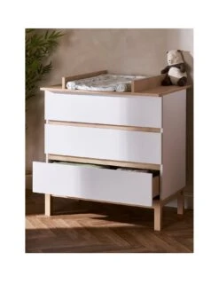 Obaby Astrid 2 Piece Nursery Furniture Set - White -FurniHaven Shop VIFEZ SQ3 0000000013 WHITE SLa