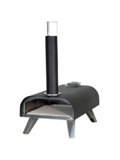 Zanussi Black Painted Wood Pellet Black Pizza Oven With Paddle & Cover -FurniHaven Shop VIZVZ SQ3 0000000088 NO COLOR SLd1