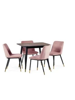 Julian Bowen Findlay Square Dining Table (Excludes Dining Chairs) -FurniHaven Shop VJ1YG SQ4 0000000007 WALNUT SLd