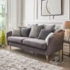 Very Home Lisa Fabric 3 Seater Scatterback Sofa - Grey - FSC® Certified -FurniHaven Shop VJEFE SQ1 0000000005 GREY RSr