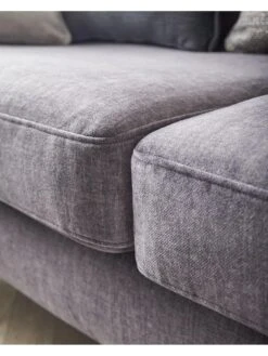 Very Home Lisa Fabric 3 Seater Scatterback Sofa - Grey - FSC® Certified -FurniHaven Shop VJEFE SQ5 0000000005 GREY SLd