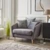 Very Home Lisa Fabric Cuddle Chair - Grey - FSC® Certified -FurniHaven Shop VJEFG SQ1 0000000005 GREY RSr