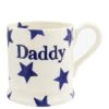 Emma Bridgewater Blue Star Daddy 1/2 Pint Mug -FurniHaven Shop VJEL6 SQ1 0000000088 NO COLOR SLf