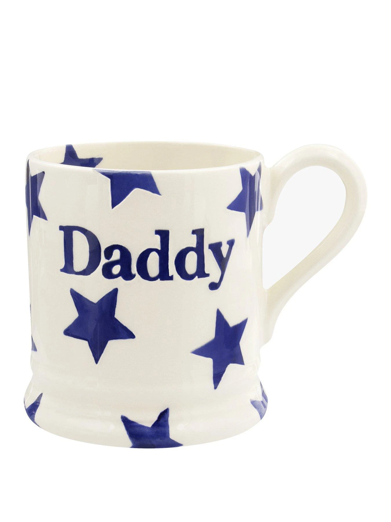 Emma Bridgewater Blue Star Daddy 1/2 Pint Mug 3 Emma Bridgewater Blue Star Daddy 1/2 Pint Mug