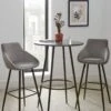 Very Home Dahlia High Bar Table And 2 Stool Set -FurniHaven Shop VJKT6 SQ1 0000000005 GREY SLf