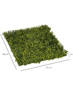 OutSunny 12-Piece 50 X 50cm Artificial Boxwood Wall Panel - Milan Grass, Privacy Fence Screen 10 OutSunny 12-Piece 50 X 50cm Artificial Boxwood Wall Panel - Milan Grass, Privacy Fence Screen -FurniHaven Shop VJO5C SQ2 0000000099 N A SLd