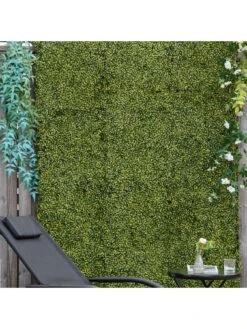 OutSunny 12-Piece 50 X 50cm Artificial Boxwood Wall Panel - Milan Grass, Privacy Fence Screen 11 OutSunny 12-Piece 50 X 50cm Artificial Boxwood Wall Panel - Milan Grass, Privacy Fence Screen -FurniHaven Shop VJO5C SQ3 0000000099 N A SLd1