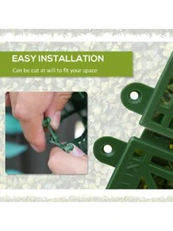 OutSunny 12-Piece 50 X 50cm Artificial Boxwood Wall Panel - Milan Grass, Privacy Fence Screen 13 OutSunny 12-Piece 50 X 50cm Artificial Boxwood Wall Panel - Milan Grass, Privacy Fence Screen -FurniHaven Shop VJO5C SQ5 0000000099 N A SLd3