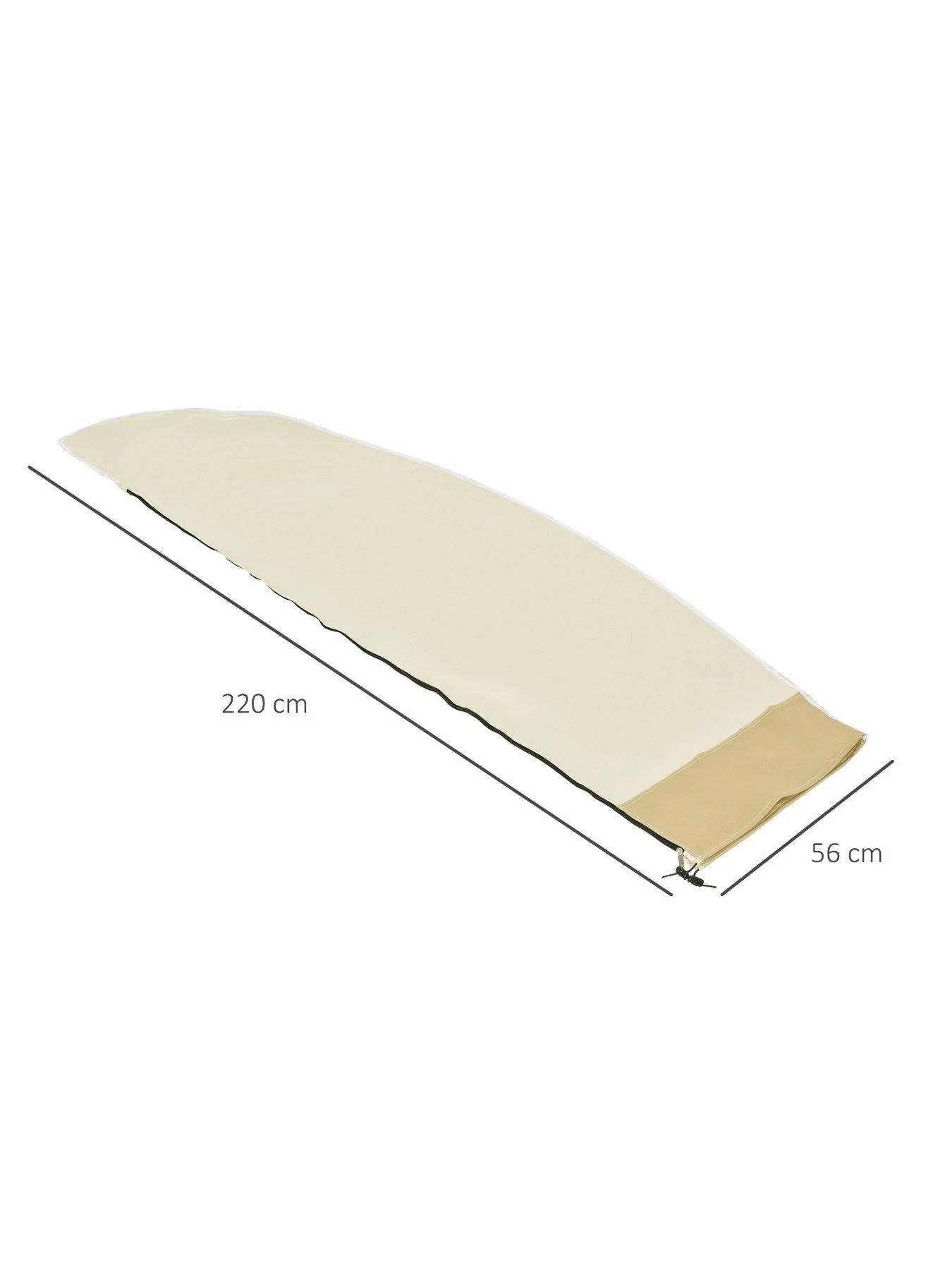 OutSunny Waterproof Parasol Cover Deluxe Patio Furniture Market Banana Umbrella Cantilever Protector Rain Dust Protective With Zip 9 OutSunny Waterproof Parasol Cover Deluxe Patio Furniture Market Banana Umbrella Cantilever Protector Rain Dust Protective With Zip - Image 7