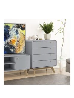 Dorel Home Cassie 4 Drawer Chest 10 Dorel Home Cassie 4 Drawer Chest -FurniHaven Shop VJWQM SQ2 0000000311 GREY OAK SLf
