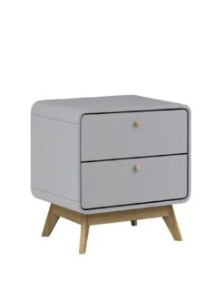 Dorel Home Cassie Bedside Table - Grey/Oak 10 Dorel Home Cassie Bedside Table - Grey/Oak -FurniHaven Shop VJWQP SQ3 0000000311 GREY OAK SLa